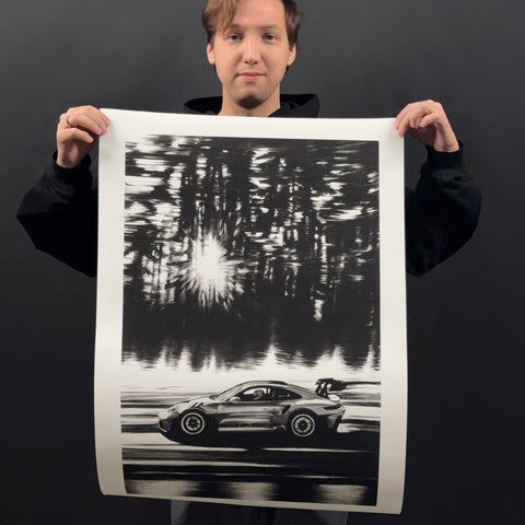 "Magarigawa" Print