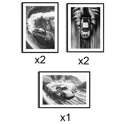 Five Custom Signature Gift Prints – Limited Edition (Personalized for Recipient)