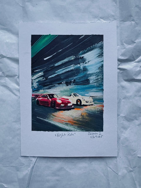 "Night Ride" Original Sketch