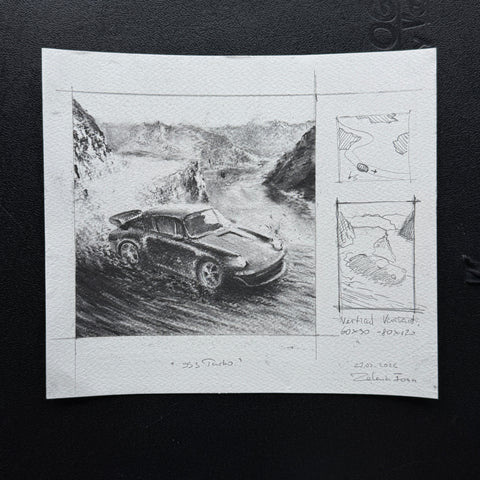 993 Turbo. Sketch