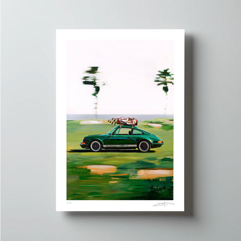 911 Yards Print