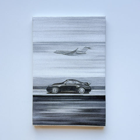 "Meeting of Speeds" Original Sketch