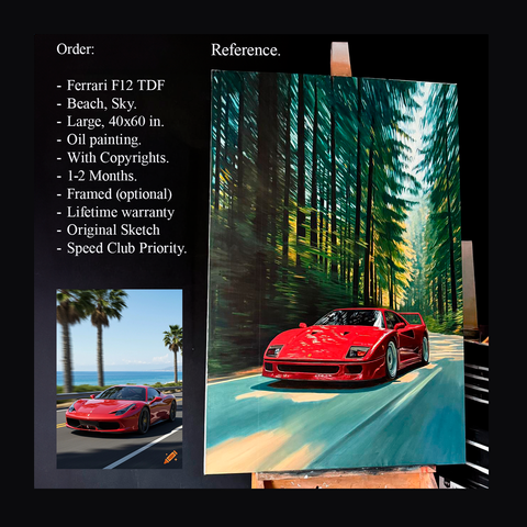 Commission Piece: Ferrari F12